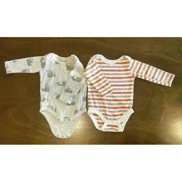 Lot Of 2. Baby Boy Bodysuit Members Mark 3 Months Multicolor (0171) - Picture 2 of 8